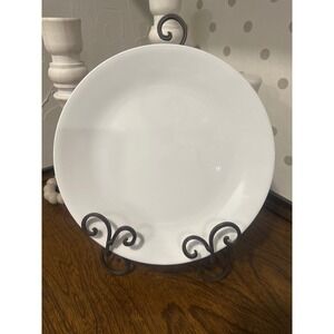 Corelle Winter Frost White Dinner Plate 10.25" Vitrelle Glass Made in USA